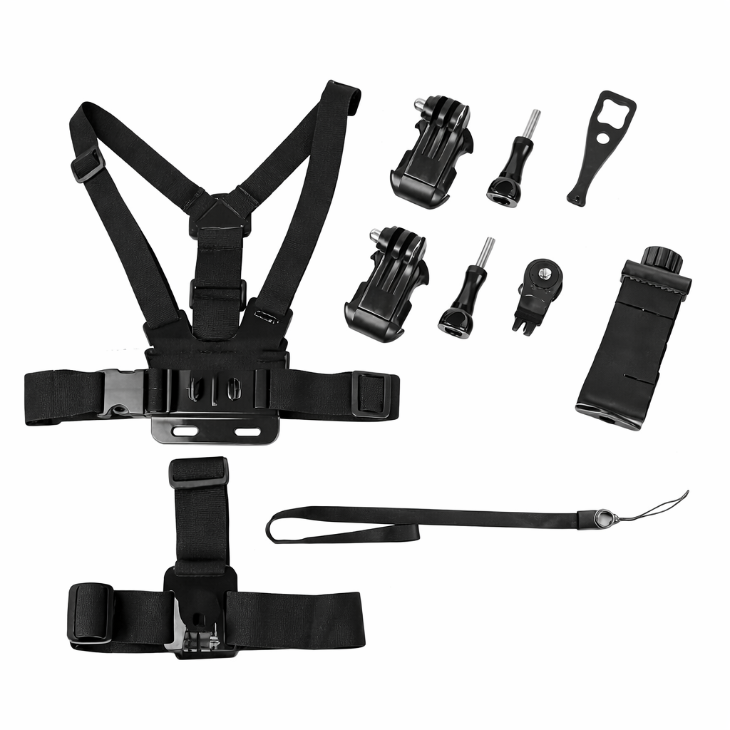 Action Camera Harness (Chest & Head)