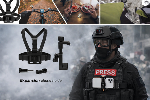 Action Camera Harness (Chest & Head)